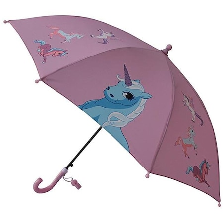 Foxfire Foxfire FOX-602-47 Childrens Unicorn Umbrella; Pink FOX-602-47